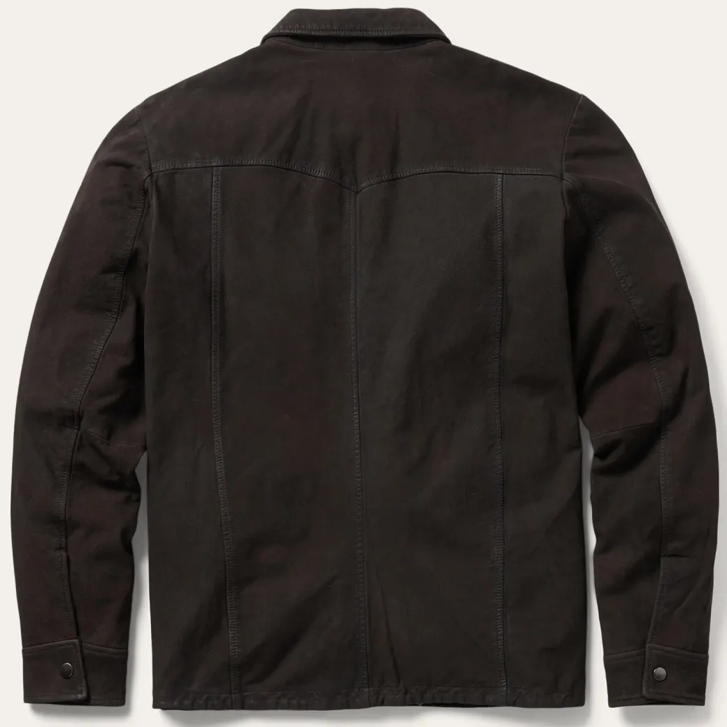 Leather Western Shirt Jacket